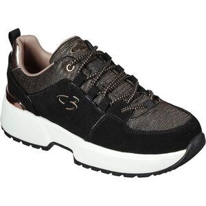 Skechers C3 SN112-007 Black Suede Upper‎ White/Gold Trim Women's Size 6